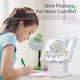 Essager Opvouwbare Verstelbare Bureau Houder Telefoon/Tablet Wit afbeelding 10