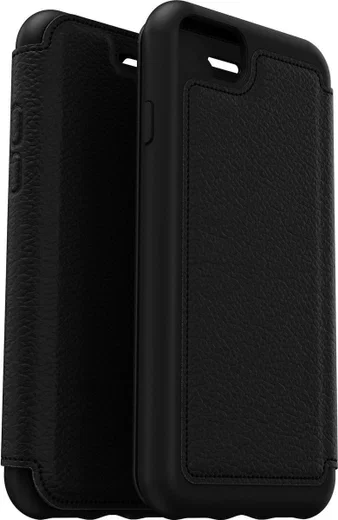 Otterbox Strada iPhone SE (2020/2022) / 8 / 7 Hoesje Echt Leer Zwart afbeelding 3