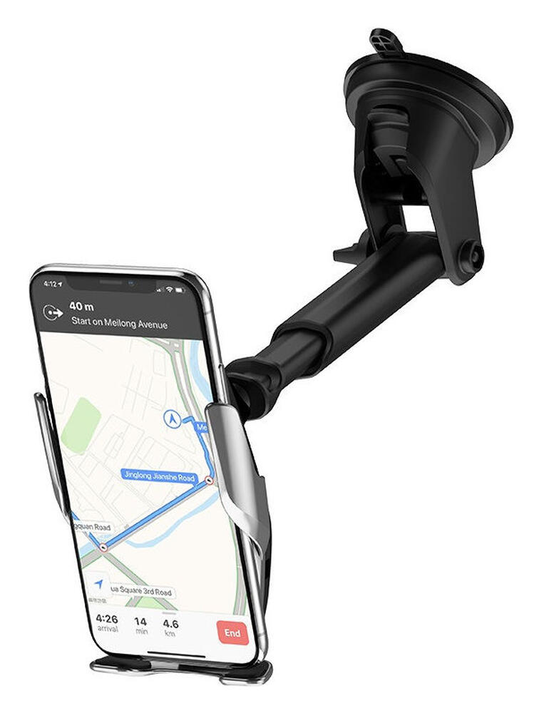 Hoco S14 Ventilatierooster/Raam/Dashboard Houder Auto met Draadloos Opladen 15W afbeelding 7