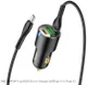 Hoco 3A USB/USB-C Auto Snellader 45W met PD en QC 3.0 + USB-C Kabel 1M afbeelding 5