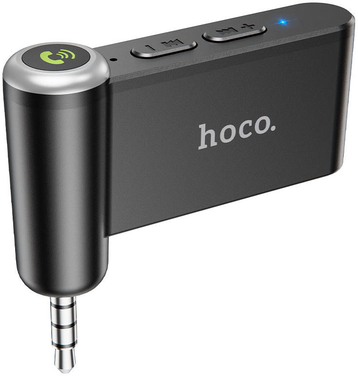 Hoco Bluetooth 5.0 Audio Receiver Auto met 3.5mm Jack AUX Aansluiting afbeelding 2