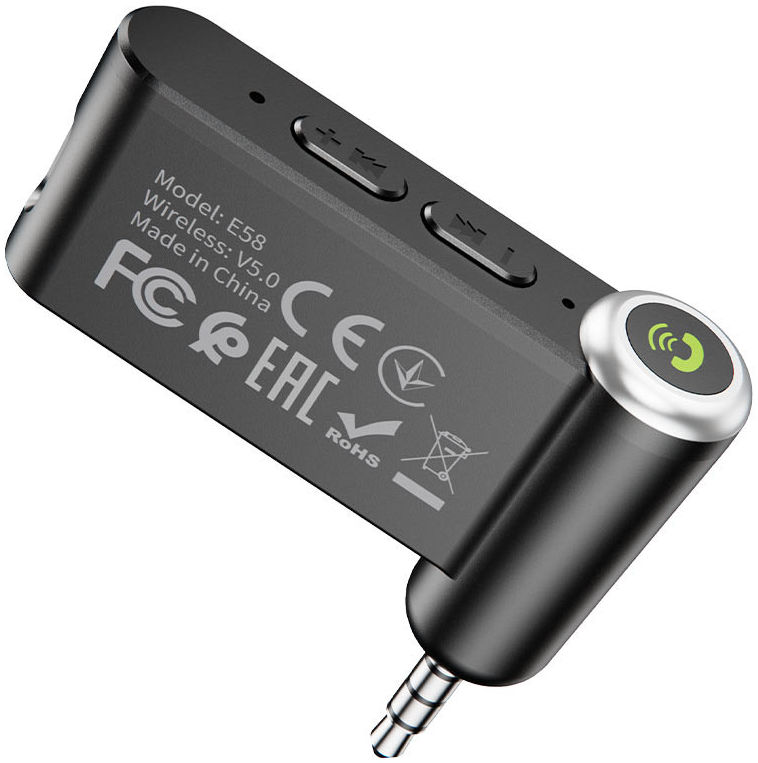 Hoco Bluetooth 5.0 Audio Receiver Auto met 3.5mm Jack AUX Aansluiting afbeelding 6