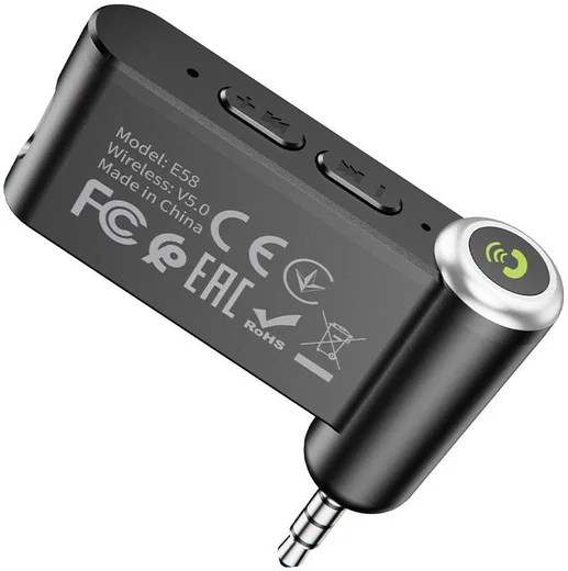 Hoco Bluetooth 5.0 Audio Receiver Auto met 3.5mm Jack AUX Aansluiting afbeelding 6