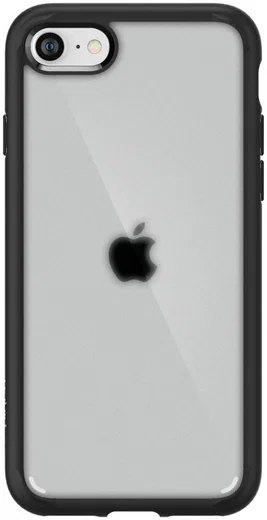 Spigen Ultra Hybrid iPhone SE (2020/2022)/8/7 Hoesje Transparant Zwart afbeelding 3