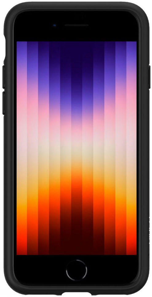 Spigen Ultra Hybrid iPhone SE (2020/2022)/8/7 Hoesje Transparant Zwart afbeelding 4