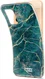 HappyCase Samsung Galaxy A13 Hoesje Flexibel TPU Aqua Marmer Print afbeelding 5