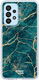 HappyCase Samsung Galaxy A33 Hoesje Flexibel TPU Aqua Marmer Print afbeelding 1