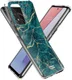HappyCase Samsung Galaxy A53 Hoesje Flexibel TPU Aqua Marmer Print afbeelding 6
