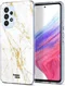 HappyCase Samsung Galaxy A53 Hoesje Flexibel TPU Wit Marmer Print afbeelding 2