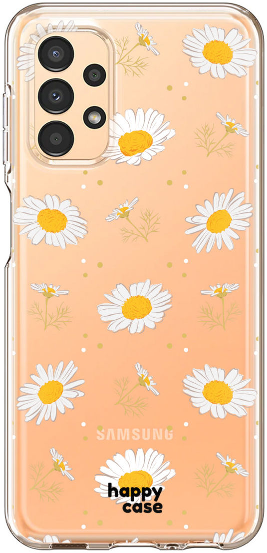 HappyCase Samsung Galaxy A13 Hoesje Flexibel TPU Bloemen Print afbeelding 1