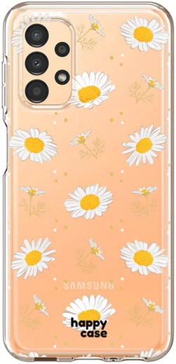 HappyCase Samsung Galaxy A13 Hoesje Flexibel TPU Bloemen Print afbeelding 1