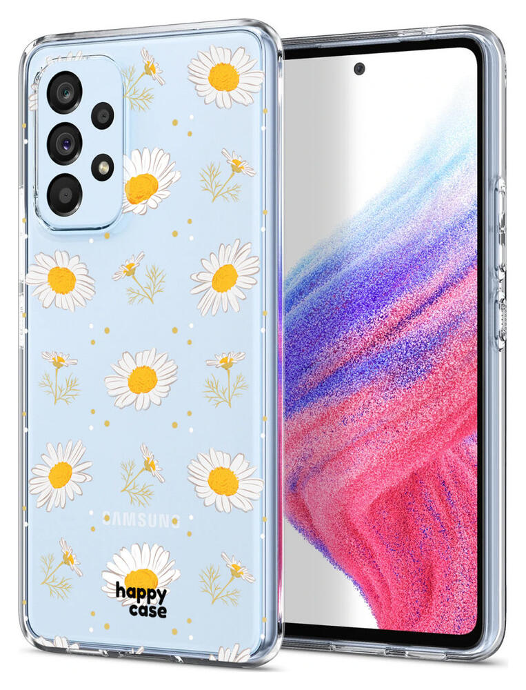 HappyCase Samsung Galaxy A53 Hoesje Flexibel TPU Bloemen Print afbeelding 5