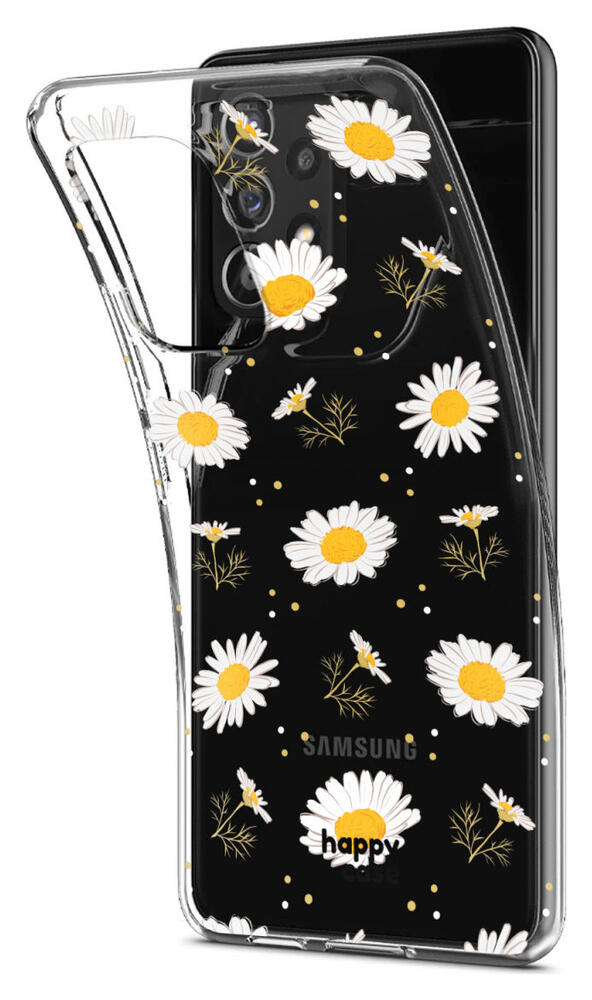 HappyCase Samsung Galaxy A53 Hoesje Flexibel TPU Bloemen Print afbeelding 2