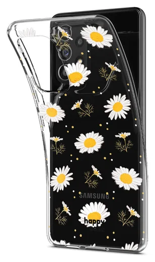 HappyCase Samsung Galaxy A53 Hoesje Flexibel TPU Bloemen Print afbeelding 2