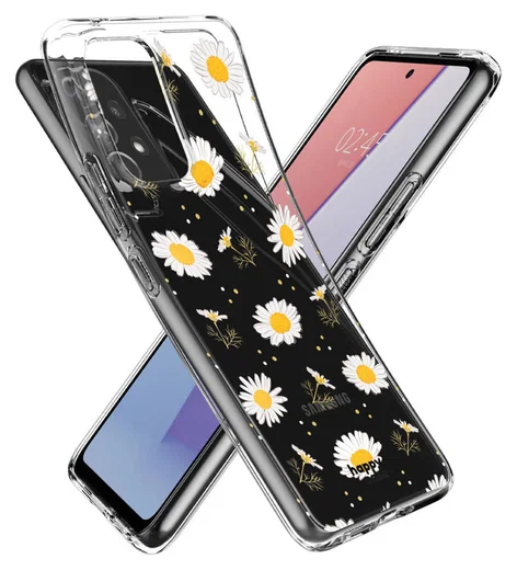 HappyCase Samsung Galaxy A53 Hoesje Flexibel TPU Bloemen Print afbeelding 7