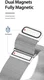 Dux Ducis Apple Watch Milanese Band - 1-10/SE/Ultra - 42/41/40/38MM - Zwart afbeelding 4