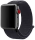 Apple Watch Bandje - 1-10/SE - 42/41/40/38MM - Nylon - Klittenband - Zwart afbeelding 1