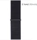 Apple Watch Bandje - 1-10/SE - 42/41/40/38MM - Nylon - Klittenband - Zwart afbeelding 4