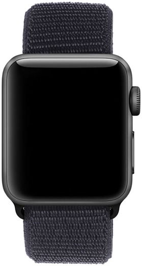 Apple Watch Bandje - 1-10/SE/Ultra - 49/46/45/44/42MM - Klittenband - Zwart afbeelding 3