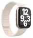 Apple Watch Bandje - 1-10/SE - 42/41/40/38MM - Magnetisch - Siliconen - Beige afbeelding 1