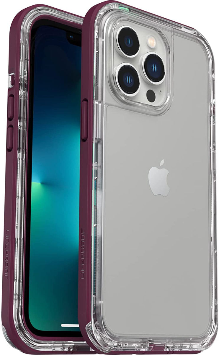 LifeProof Next Apple iPhone 13 Pro Hoesje Transparant / Paars afbeelding 1