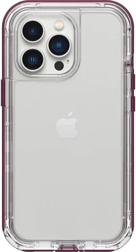 LifeProof Next Apple iPhone 13 Pro Hoesje Transparant / Paars afbeelding 3