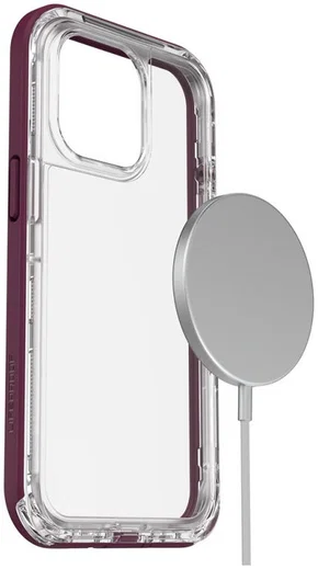 LifeProof Next Apple iPhone 13 Pro Hoesje Transparant / Paars afbeelding 6