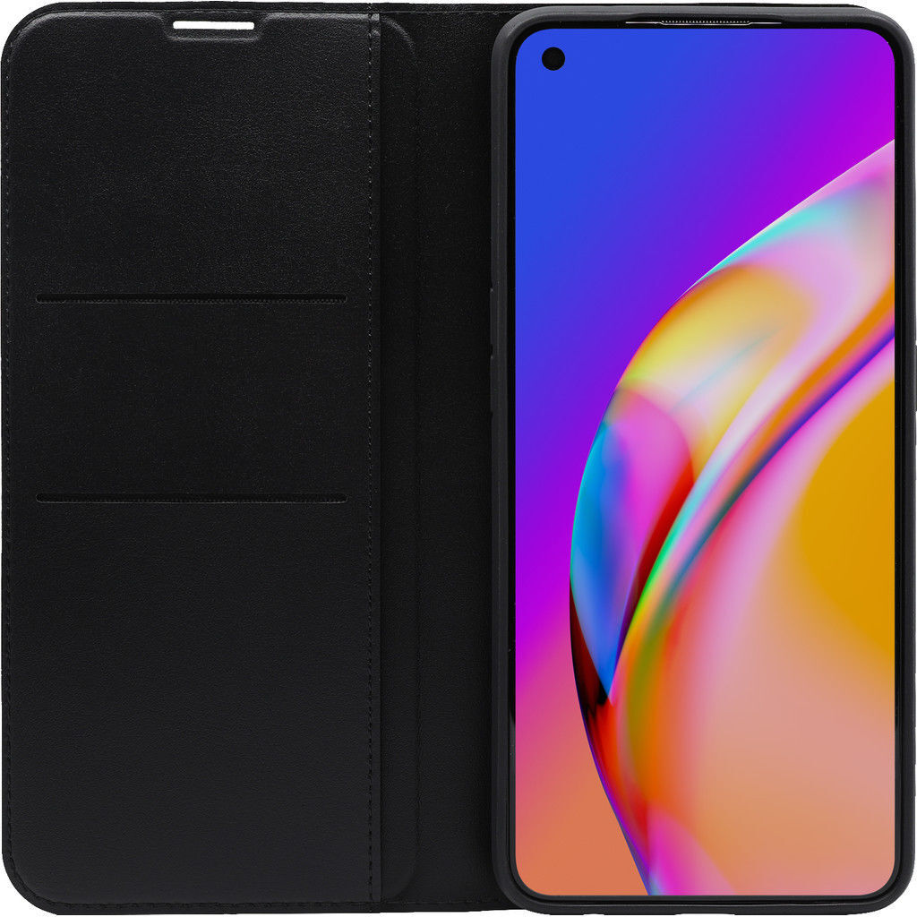 Origineel Oppo A94 Hoesje Flip Cover Wallet Book Case Zwart afbeelding 1