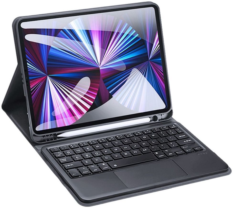 Dux Ducis iPad Pro 11/Air (2020/2022) Hoes Bluetooth Toetsenbord afbeelding 1