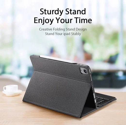 Dux Ducis iPad Pro 11/Air (2020/2022) Hoes Bluetooth Toetsenbord afbeelding 8
