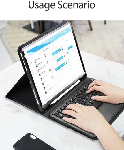 Dux Ducis iPad Pro 11/Air (2020/2022) Hoes Bluetooth Toetsenbord afbeelding 3