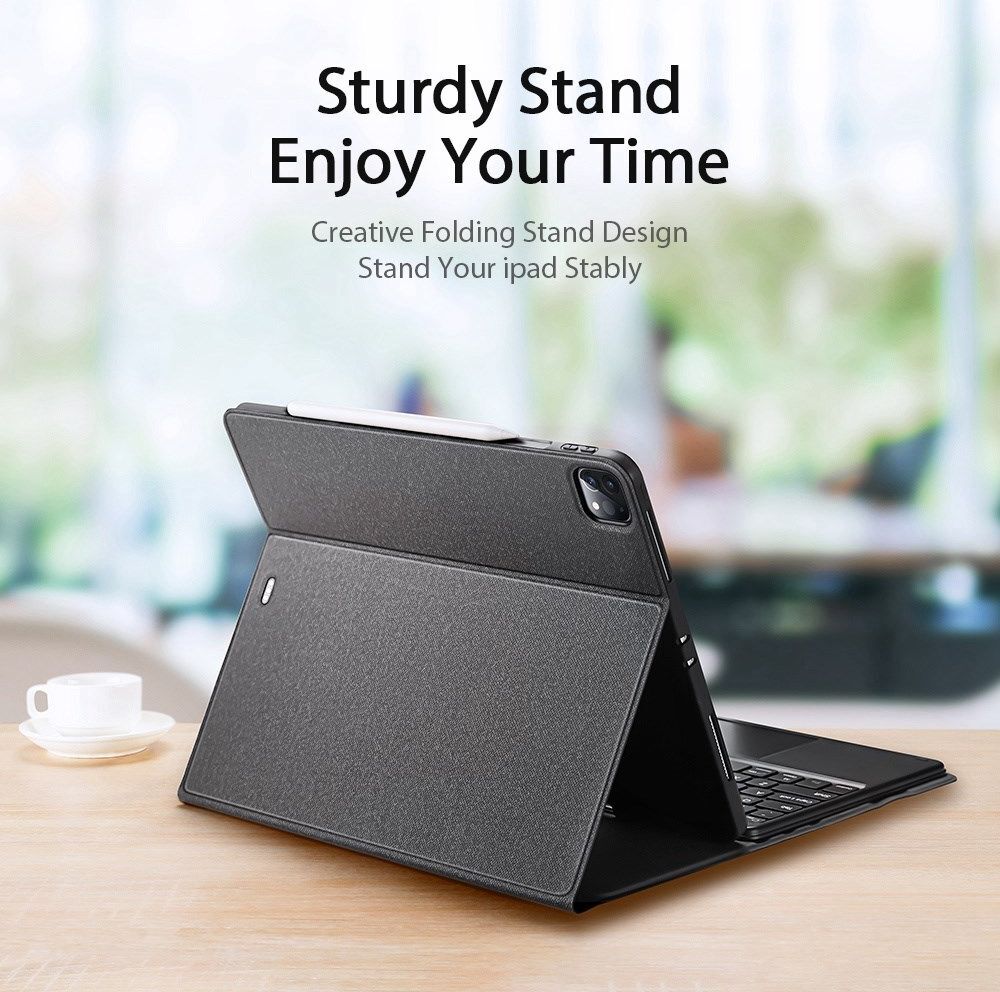Dux Ducis iPad Pro 12.9 (2020/2021) Hoes Bluetooth Toetsenbord QWERTY afbeelding 8