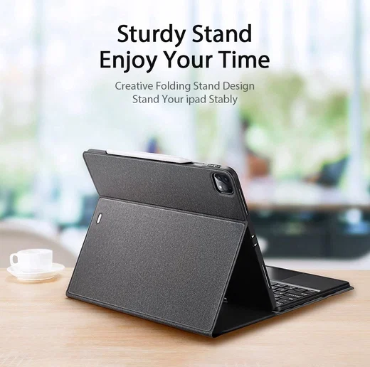 Dux Ducis iPad Pro 12.9 (2020/2021) Hoes Bluetooth Toetsenbord QWERTY afbeelding 8