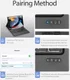 Dux Ducis iPad 10.2 (2019/2020/2021) Hoes Bluetooth Toetsenbord QWERTY afbeelding 12