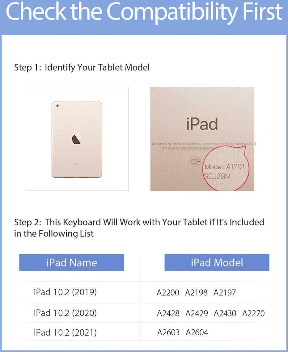 Dux Ducis iPad 10.2 (2019/2020/2021) Hoes Bluetooth Toetsenbord QWERTY afbeelding 14