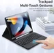 Dux Ducis iPad 10.2 (2019/2020/2021) Hoes Bluetooth Toetsenbord QWERTY afbeelding 3