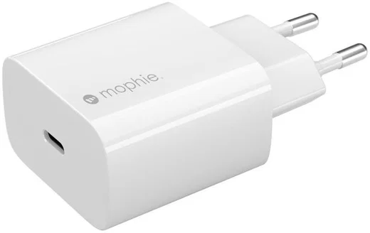 Mophie 30W GaN USB-C Power Delivery / Quick Charge Wall Adapter Wit afbeelding 1