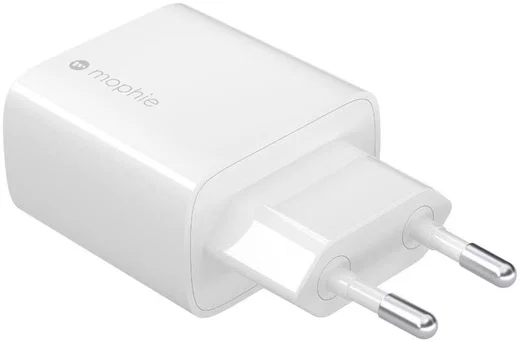 Mophie 30W GaN USB-C Power Delivery / Quick Charge Wall Adapter Wit afbeelding 2