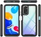 Xiaomi Redmi Note 11/11S Hoesje Full Protect 360° Cover Hybride Zwart afbeelding 8
