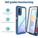 Xiaomi Redmi Note 11/11S Hoesje Full Protect 360° Cover Hybride Blauw afbeelding 2