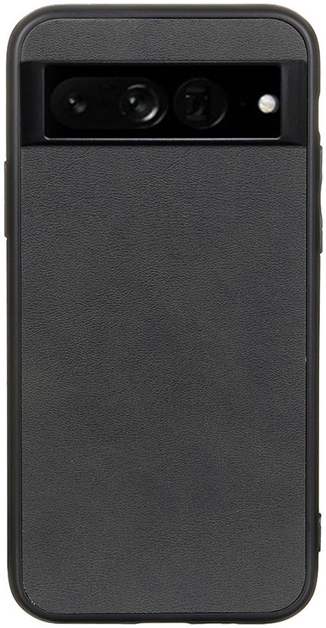 Google Pixel 7 Pro Hoesje Back Cover Kunstleer Zwart afbeelding 1