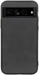 Google Pixel 7 Pro Hoesje Back Cover Kunstleer Zwart afbeelding