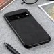 Google Pixel 7 Pro Hoesje Back Cover Kunstleer Zwart afbeelding 2