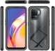 Oppo Reno5 Lite Hoesje Full Protect 360° Cover Hybride Zwart afbeelding 9
