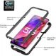 Oppo A54 5G/A74 5G Hoesje Full Protect 360° Cover Hybride Blauw afbeelding 8