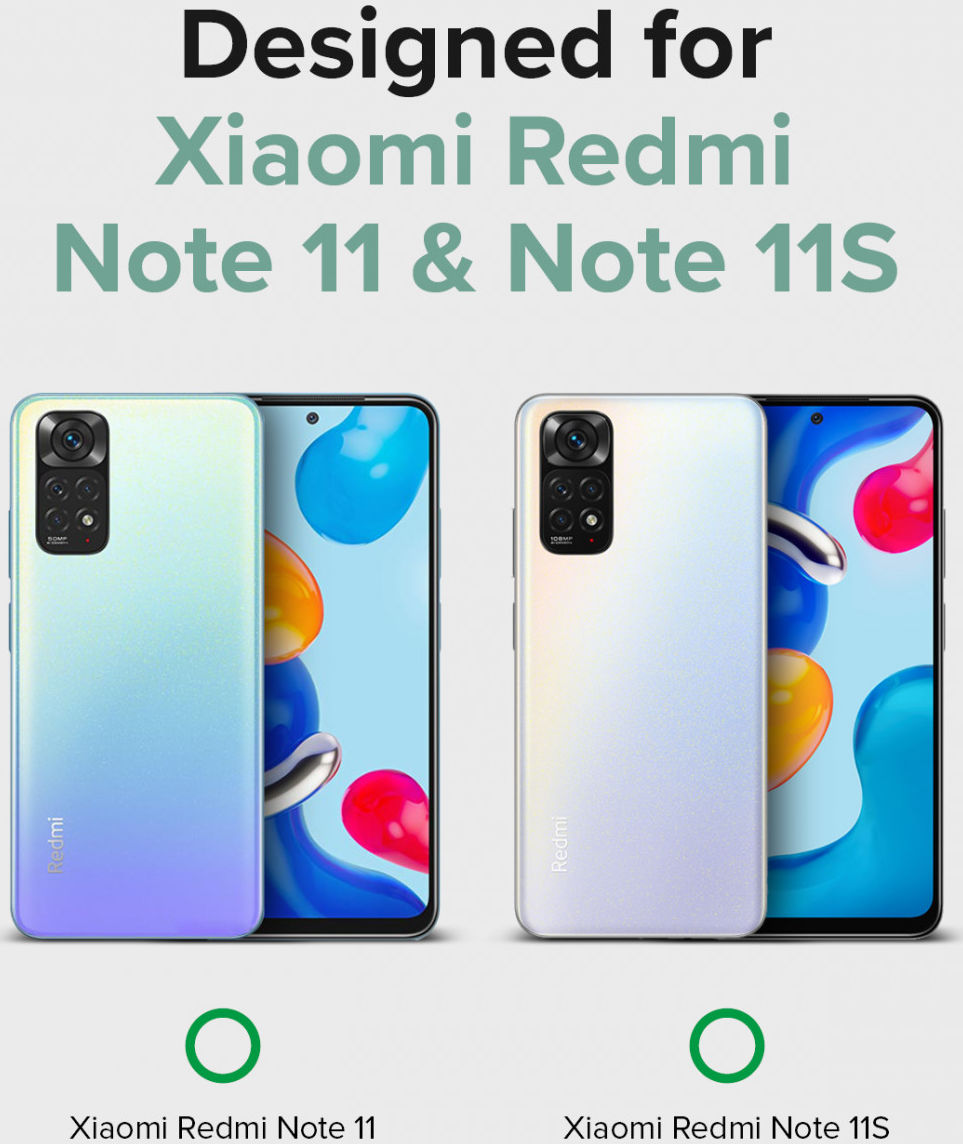 Ringke Fusion Xiaomi Redmi Note 11 / 11S Hoesje Transparant afbeelding 9