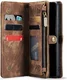 CaseMe 008 Samsung Galaxy S22 Hoesje Book Case Back Cover Bruin