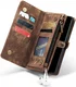 CaseMe 008 Samsung Galaxy S22 Hoesje Book Case Back Cover Bruin afbeelding 6