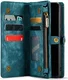 CaseMe 008 Samsung Galaxy S22 Hoesje Book Case Back Cover Groen afbeelding 1