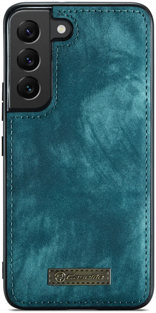 CaseMe 008 Samsung Galaxy S22 Hoesje Book Case Back Cover Groen afbeelding 6